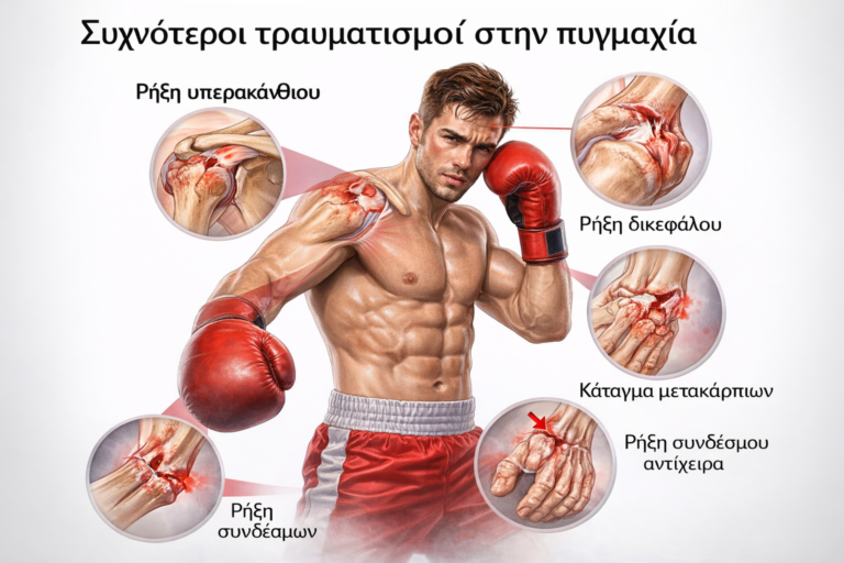 Συχνότεροι τραυματισμοί στην πυγμαχία