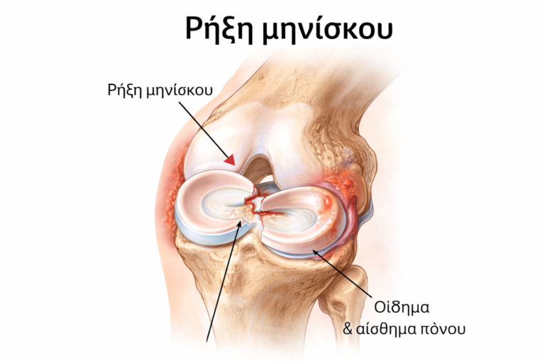 Ρήξη μηνίσκου: τι είναι και πώς αντιμετωπίζεται