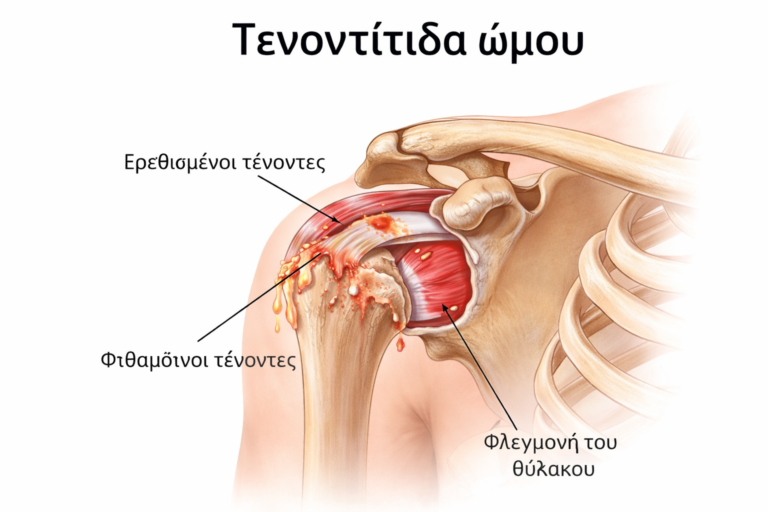 Τενοντίτιδα ώμου: πλήρης οδηγός αντιμετώπισης